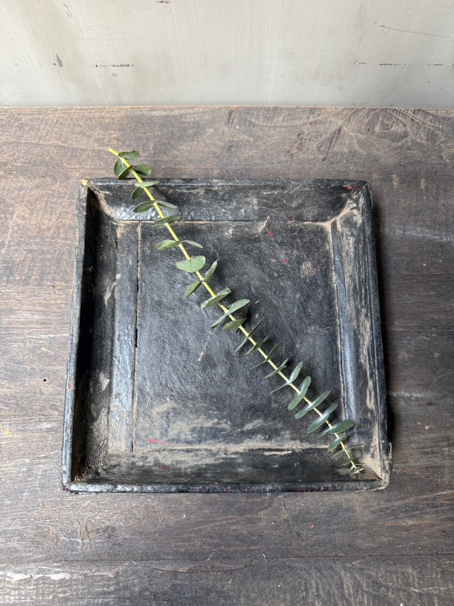 Chinesisches Plateau / Tablett altes Holz