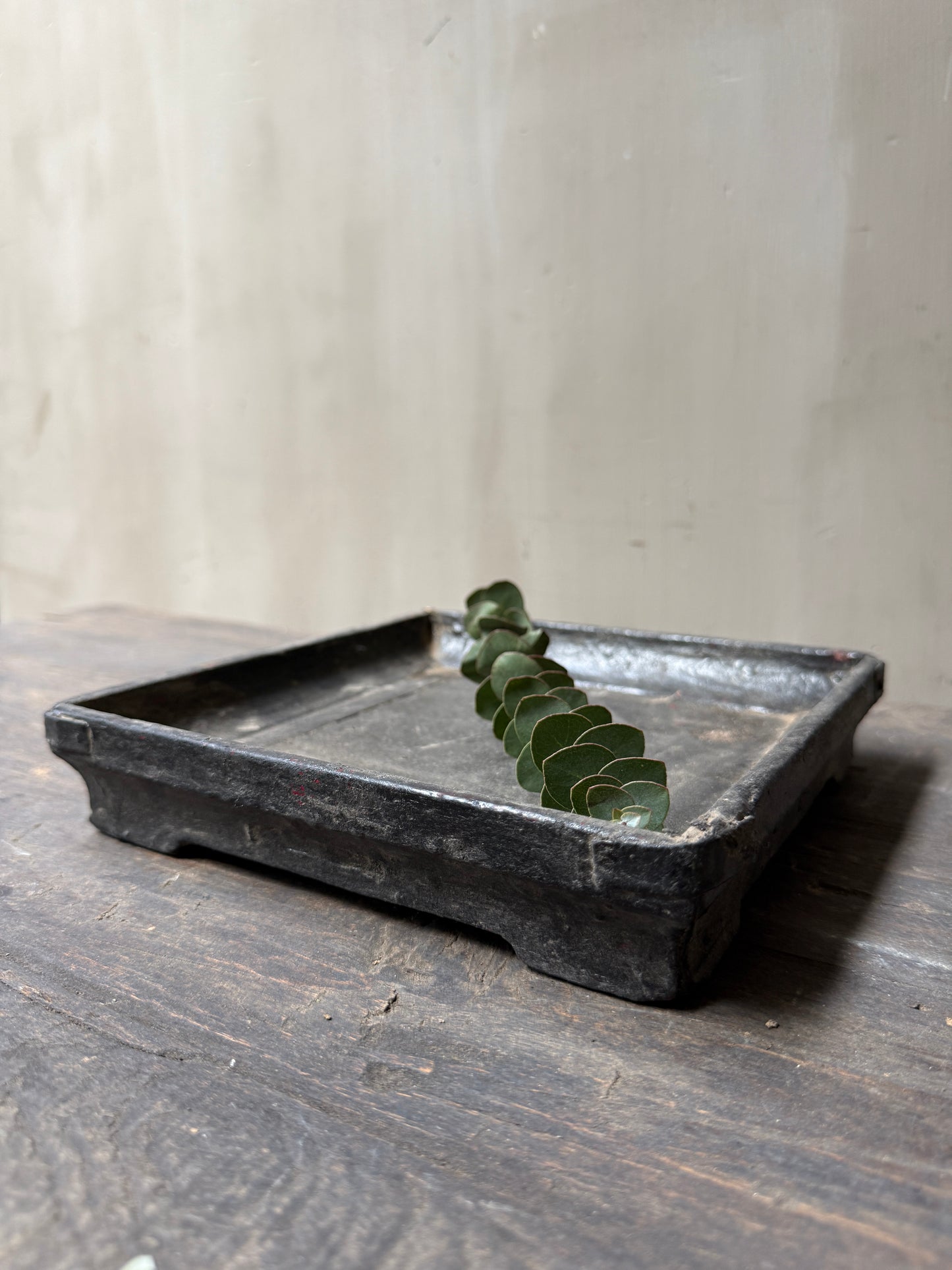 Chinesisches Plateau / Tablett altes Holz