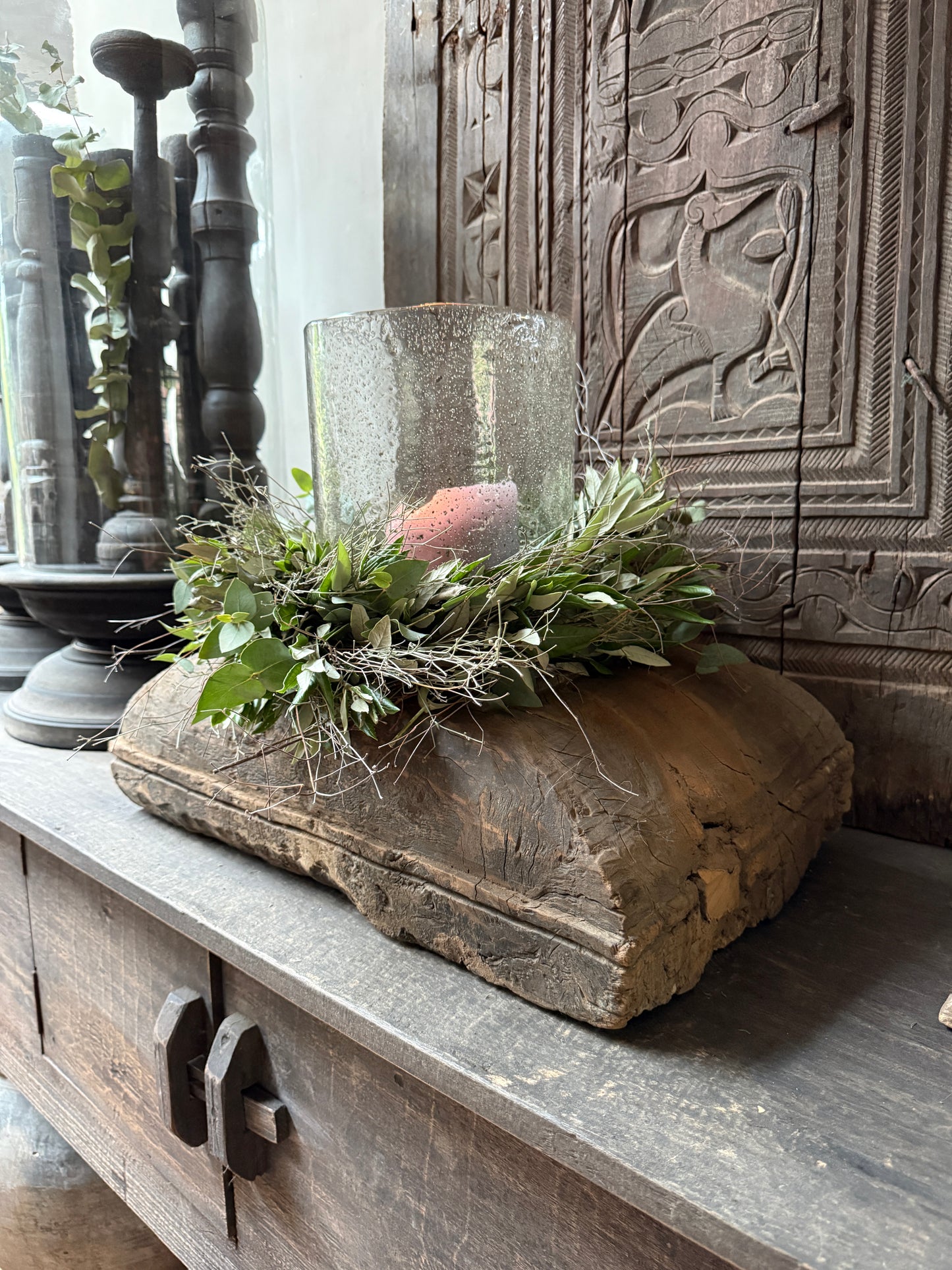 Interieur decoratie set poer rechthoek