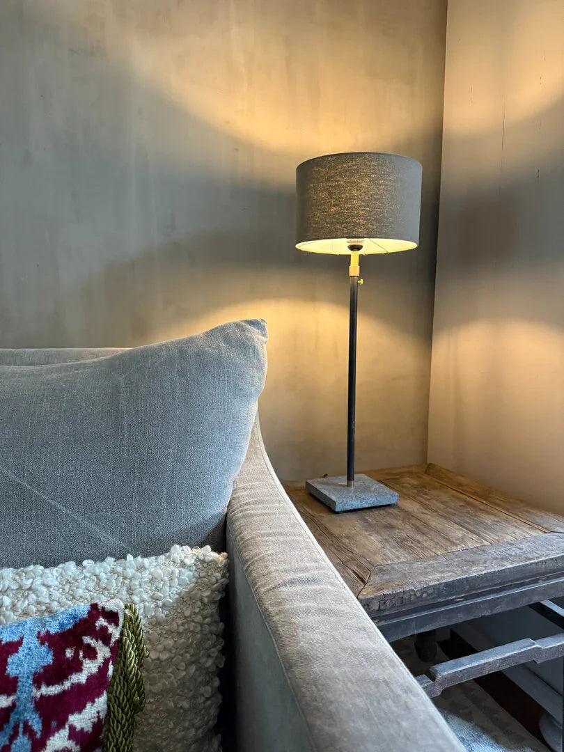 Tafellamp stenen voetje - My Sober Home