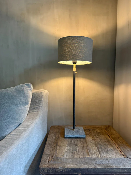 Tafellamp stenen voetje - My Sober Home