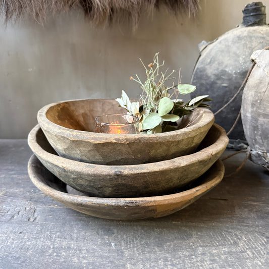 Interieur decoratie set stapel schalen M