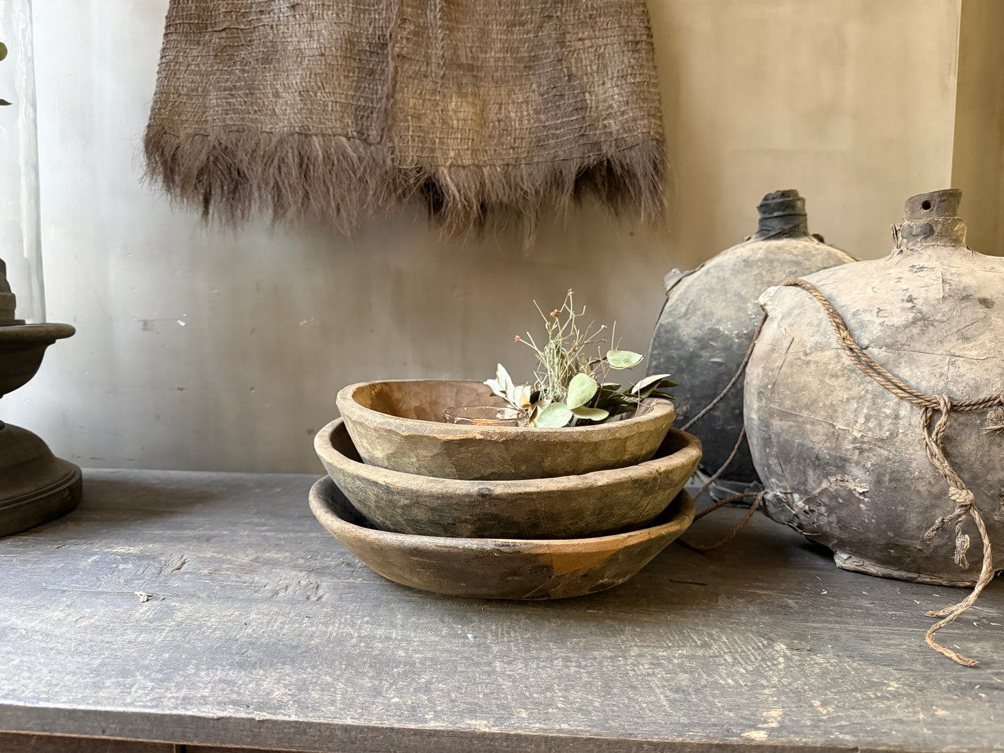 Interieur decoratie set stapel schalen M