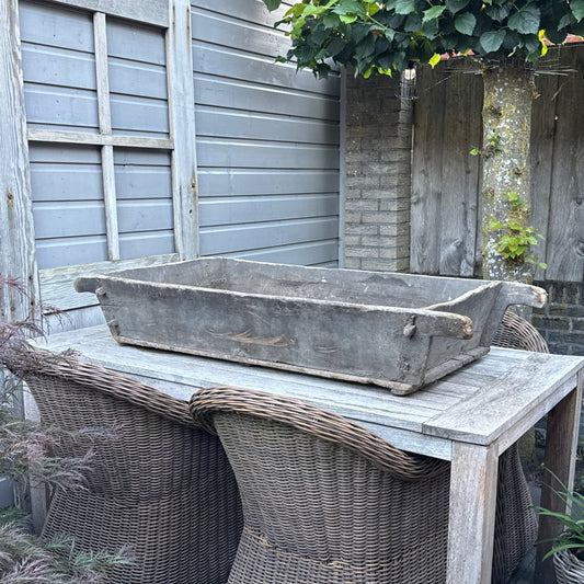 Authentieke oude houten XL trog