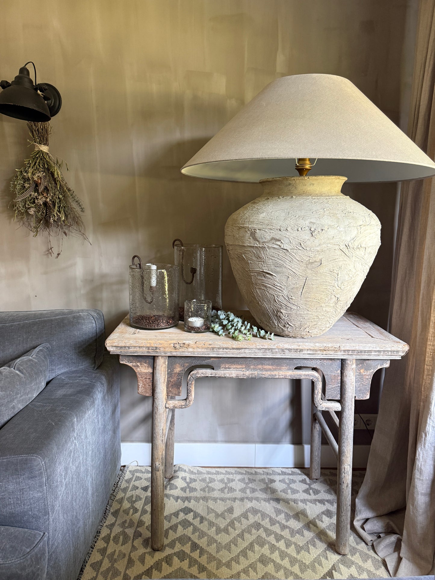 Old Chinese console side table