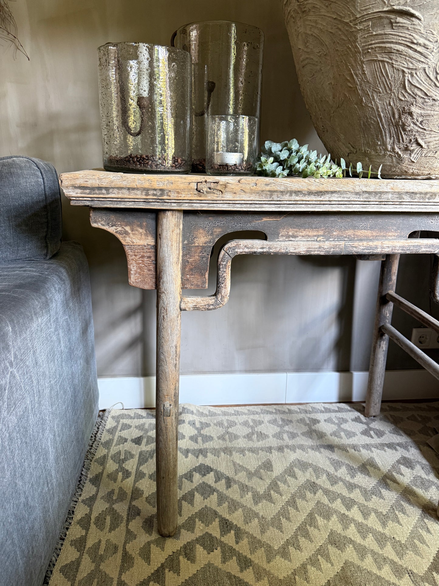 Old Chinese console side table