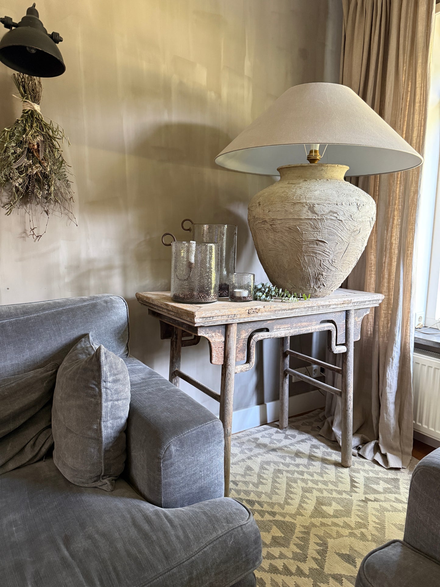 Old Chinese console side table