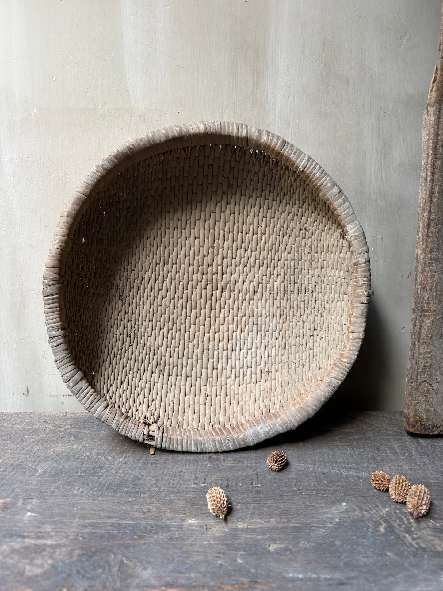 Oriental rice basket square
