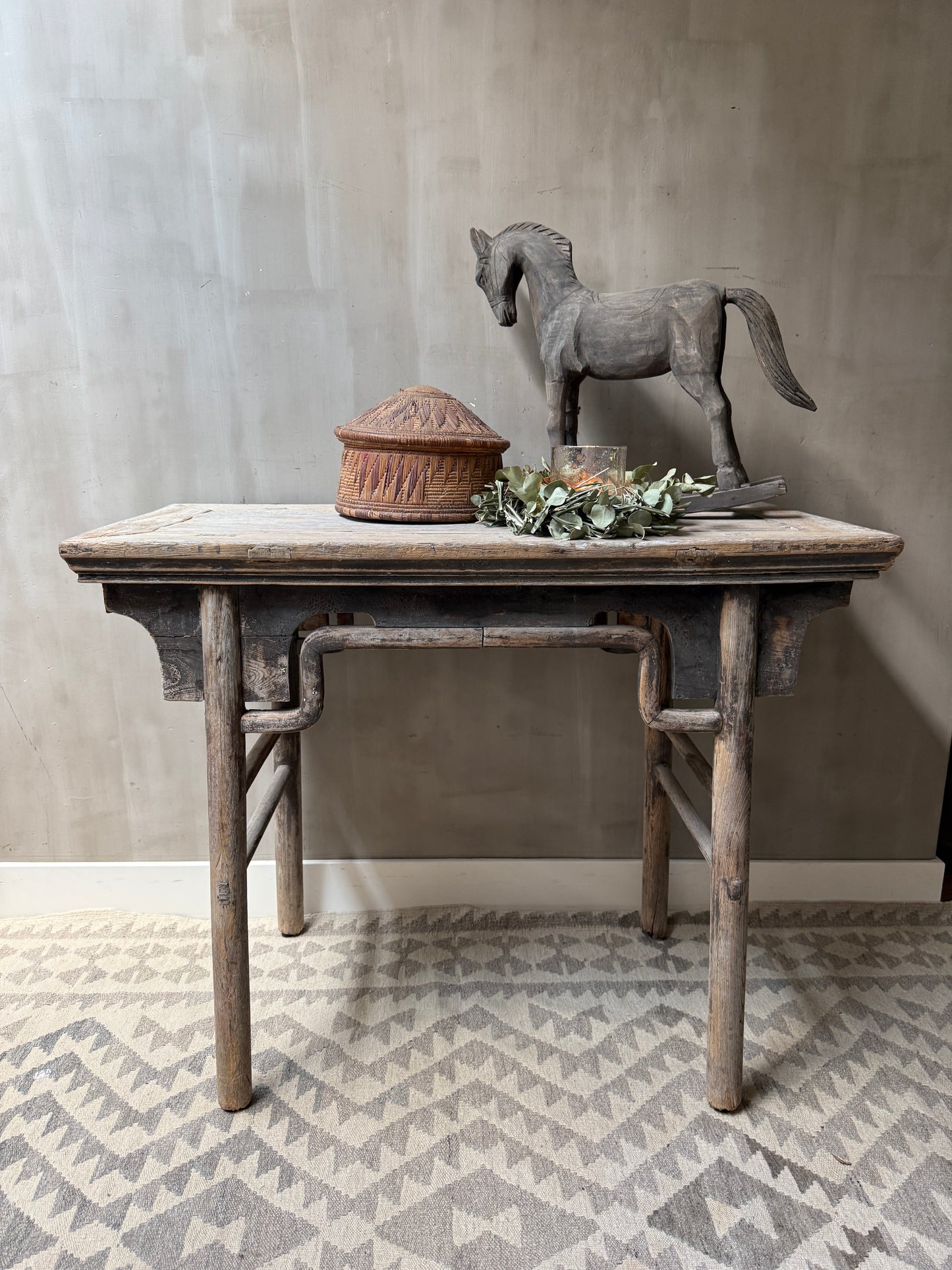 Old Chinese console side table