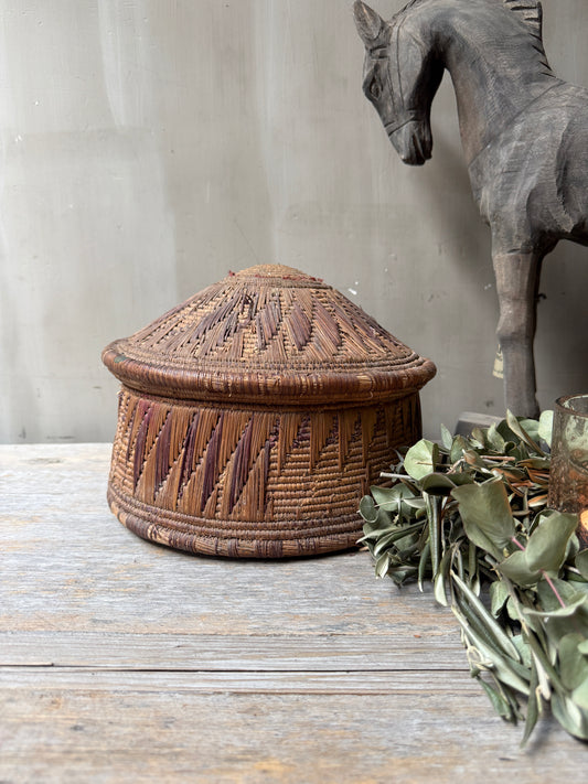 Old original basket / dessert basket