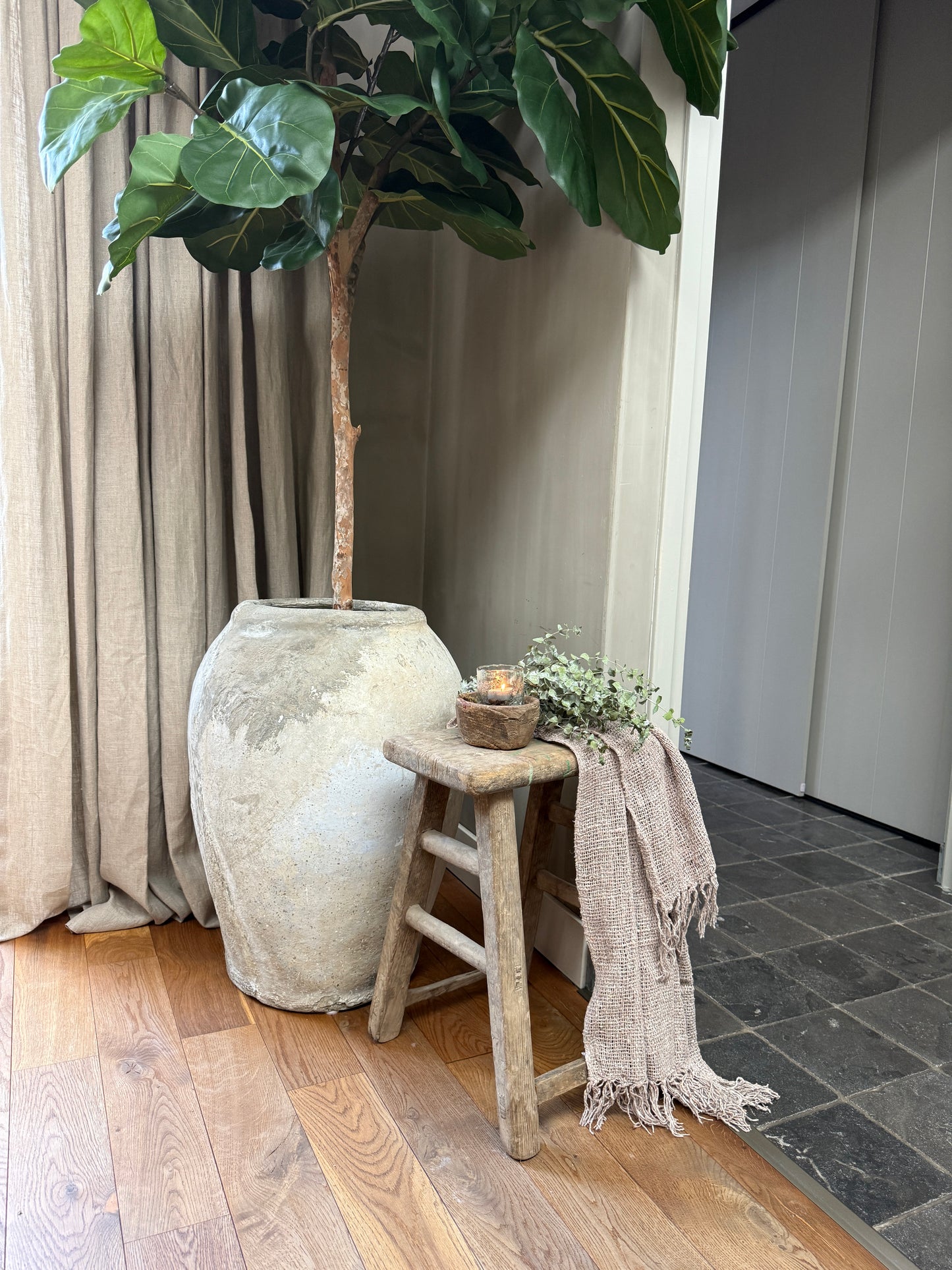 Old wooden stool, Chinese chair