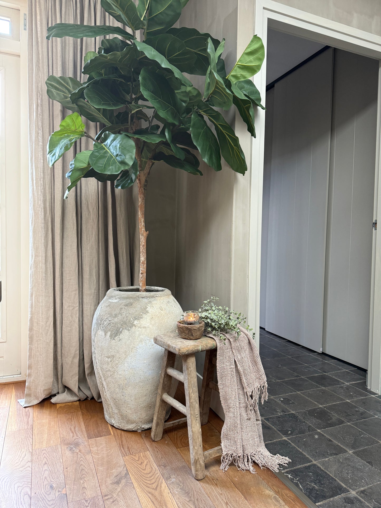 Old wooden stool, Chinese chair