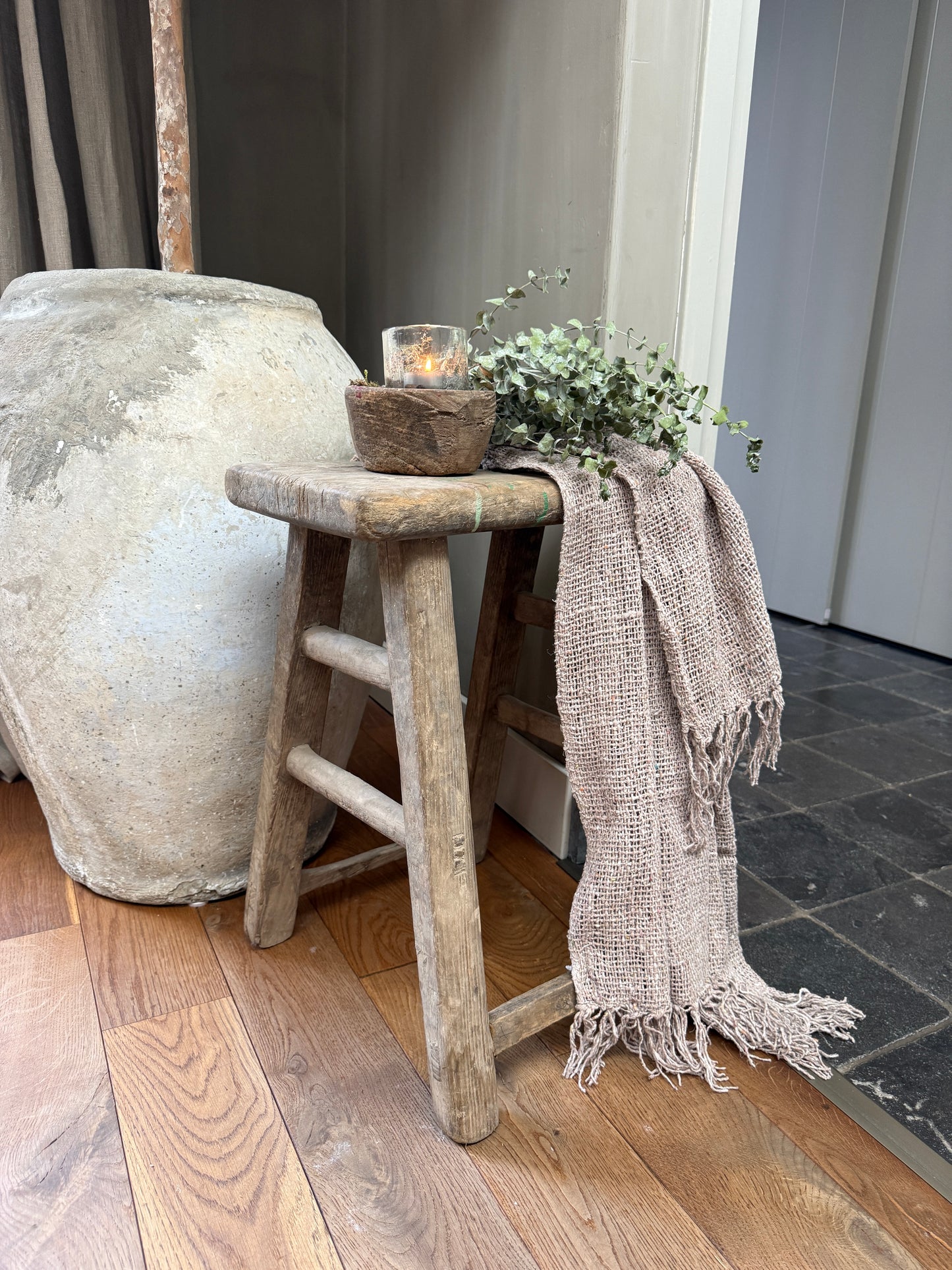 Old wooden stool, Chinese chair