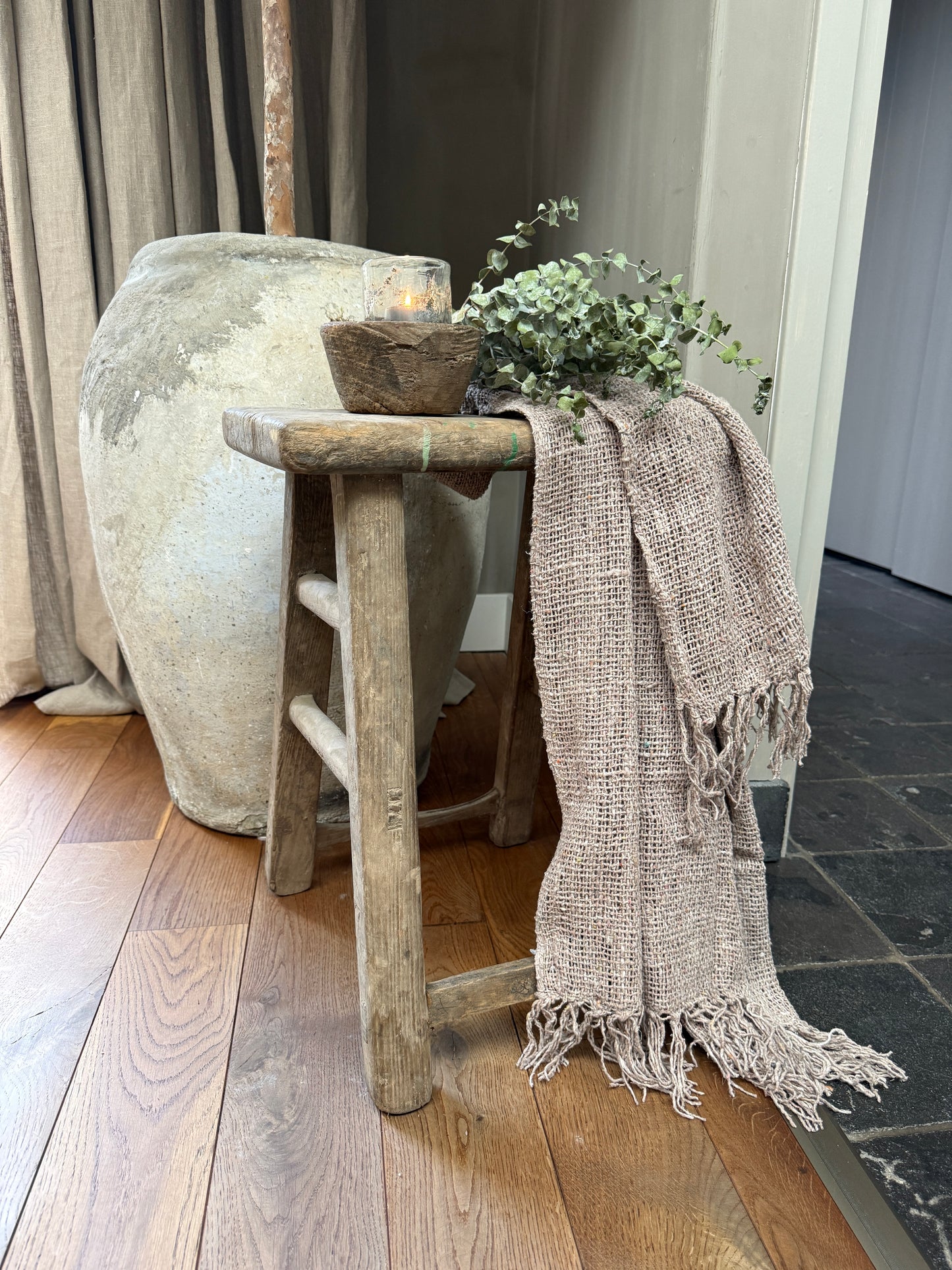 Old wooden stool, Chinese chair