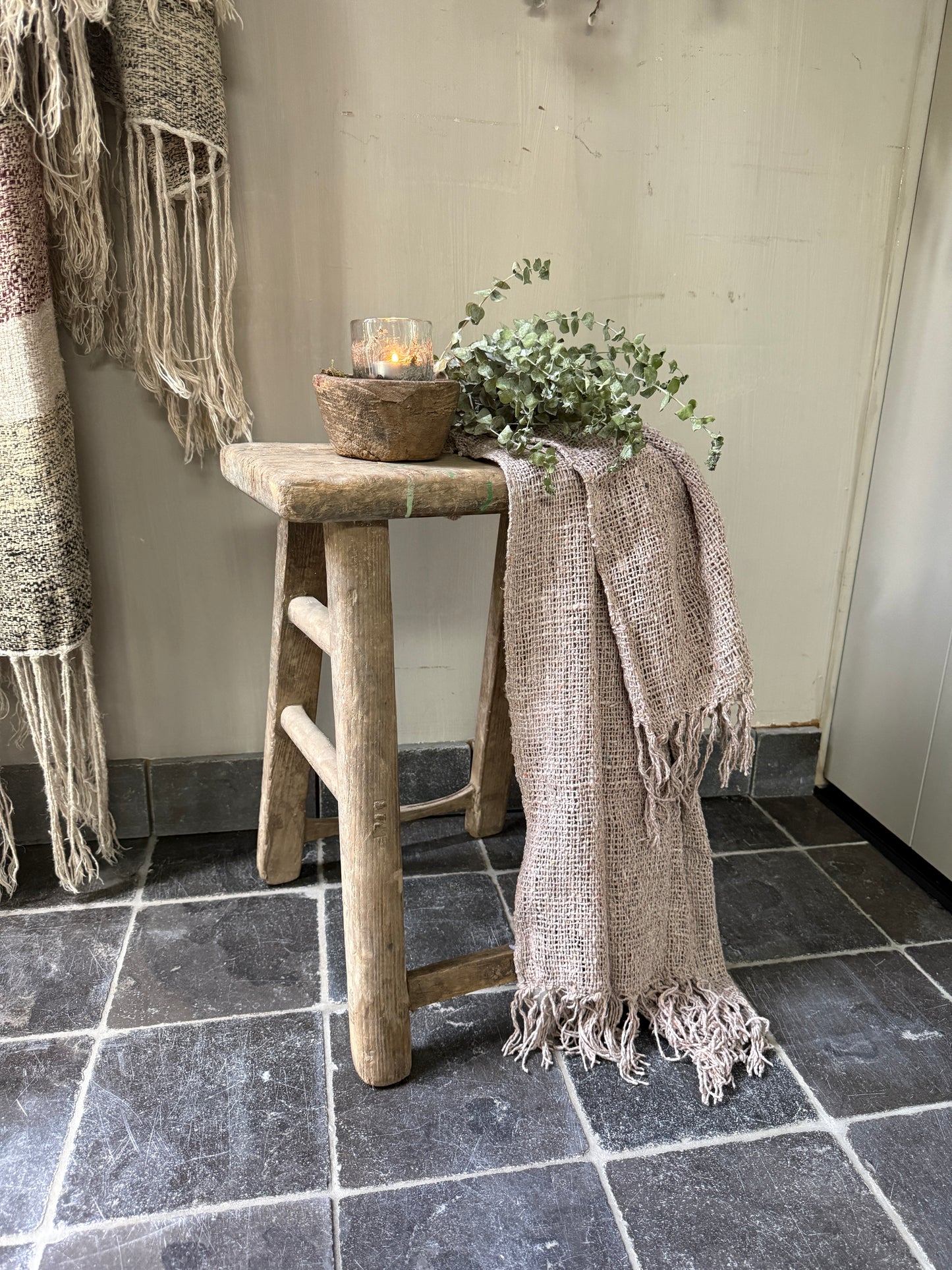 Old wooden stool, Chinese chair