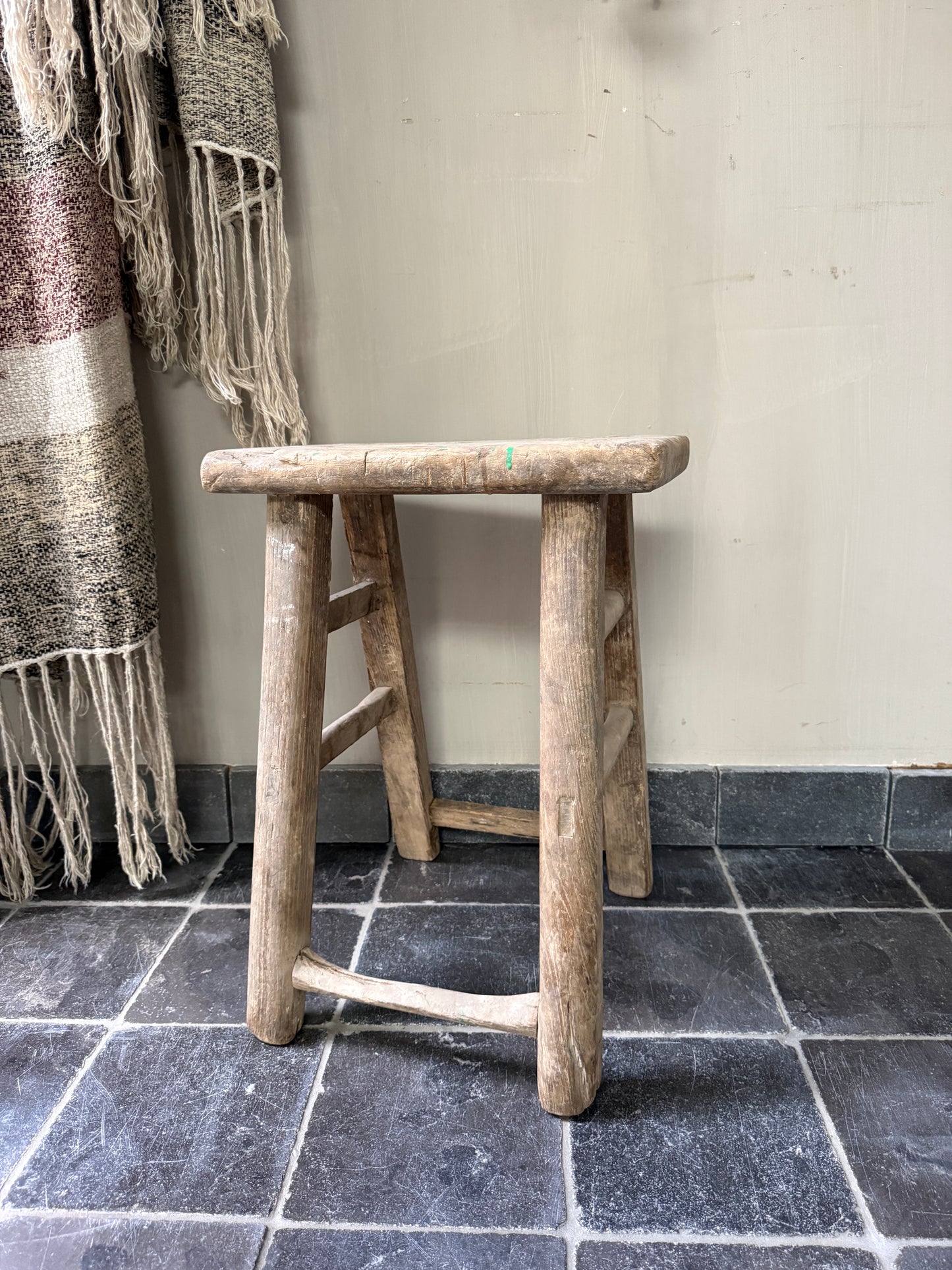 Old wooden stool, Chinese chair