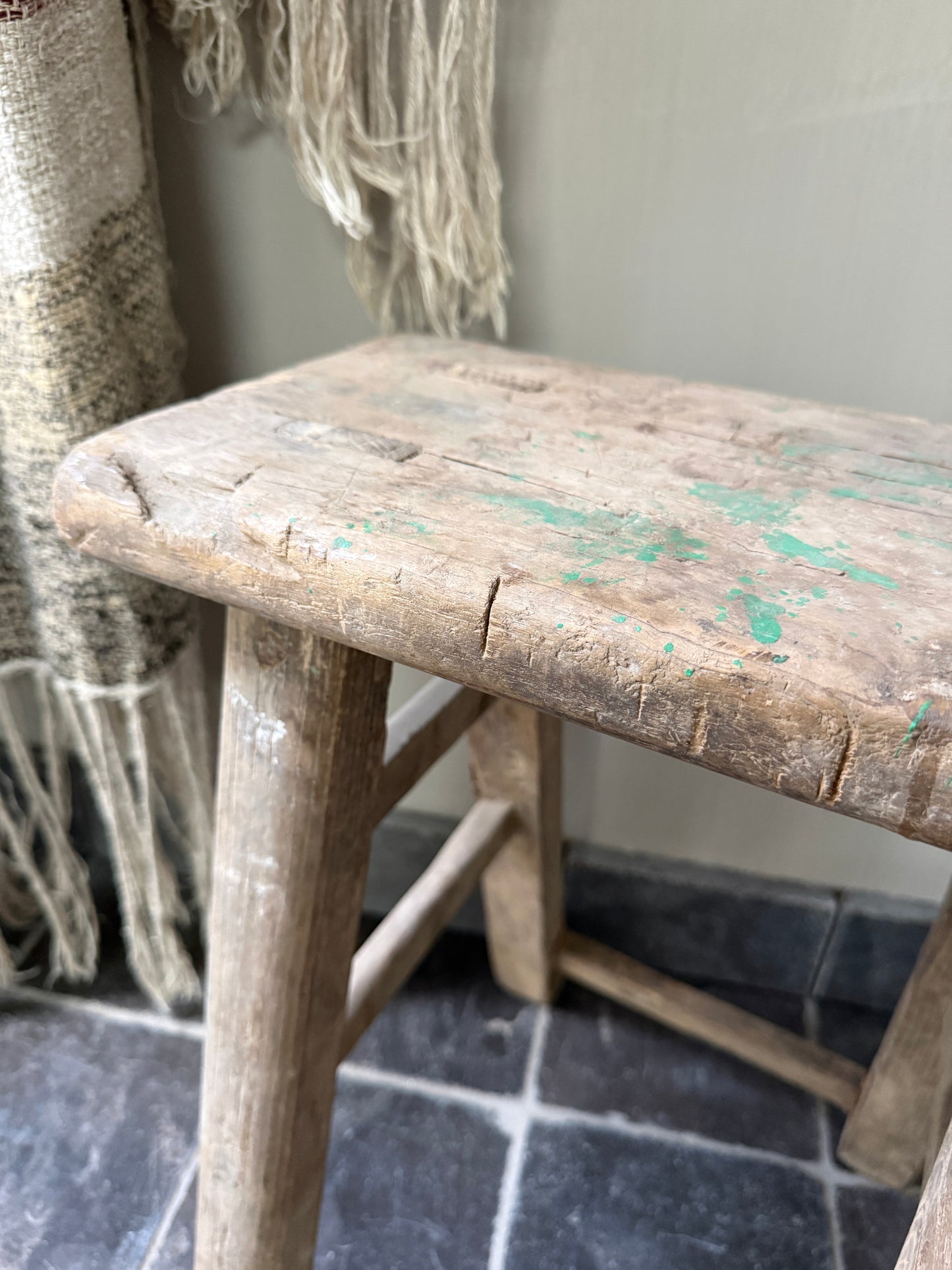 Old wooden stool, Chinese chair