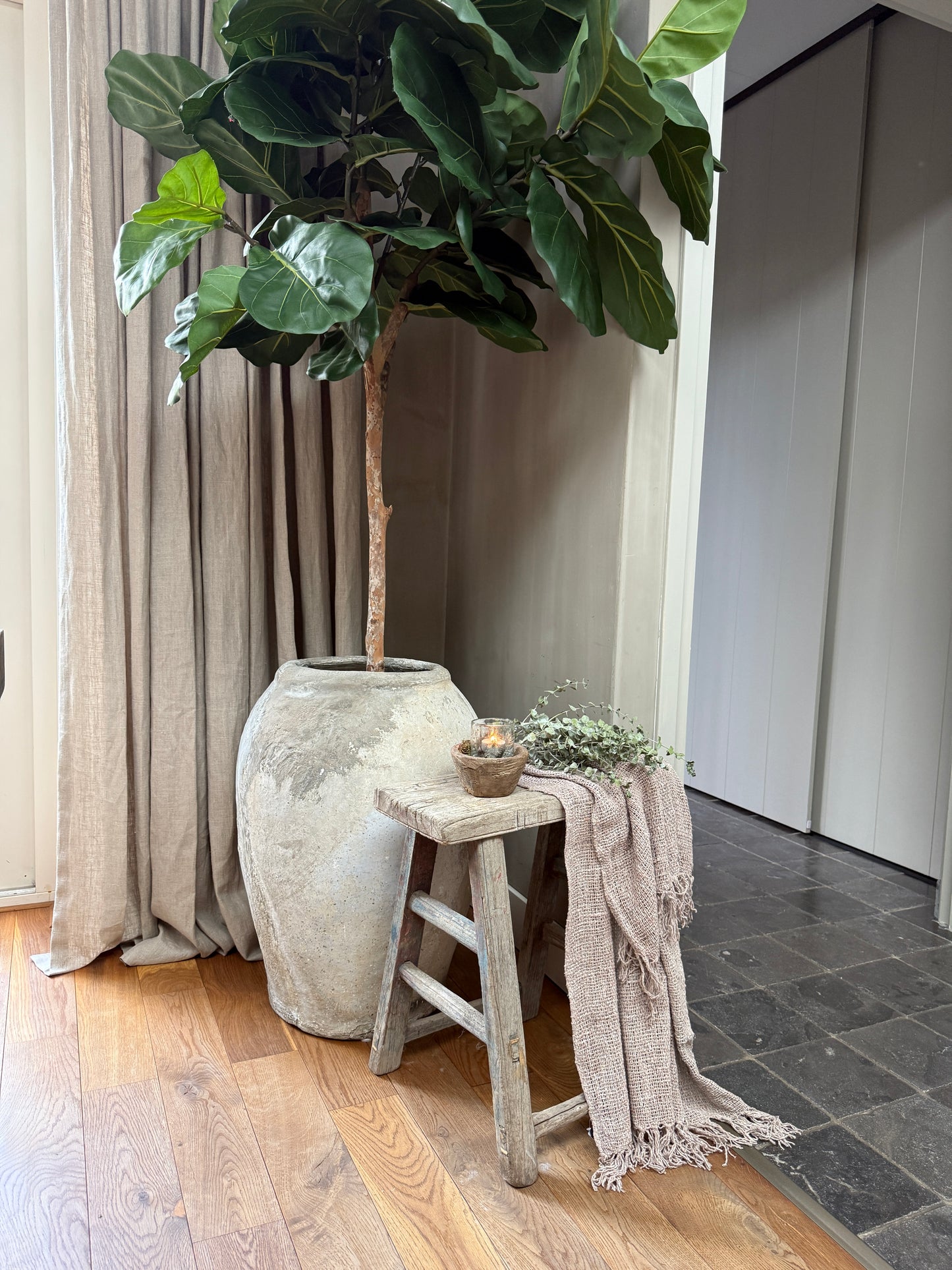Old wooden stool, Chinese chair