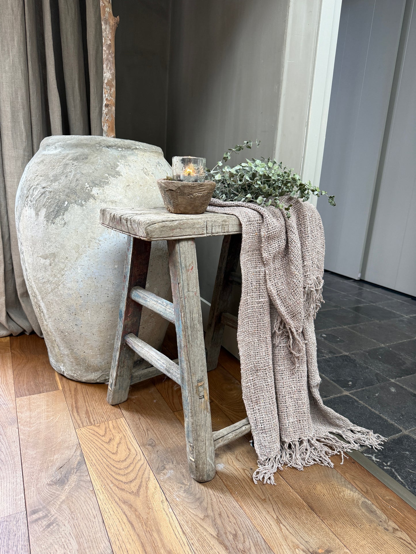 Old wooden stool, Chinese chair
