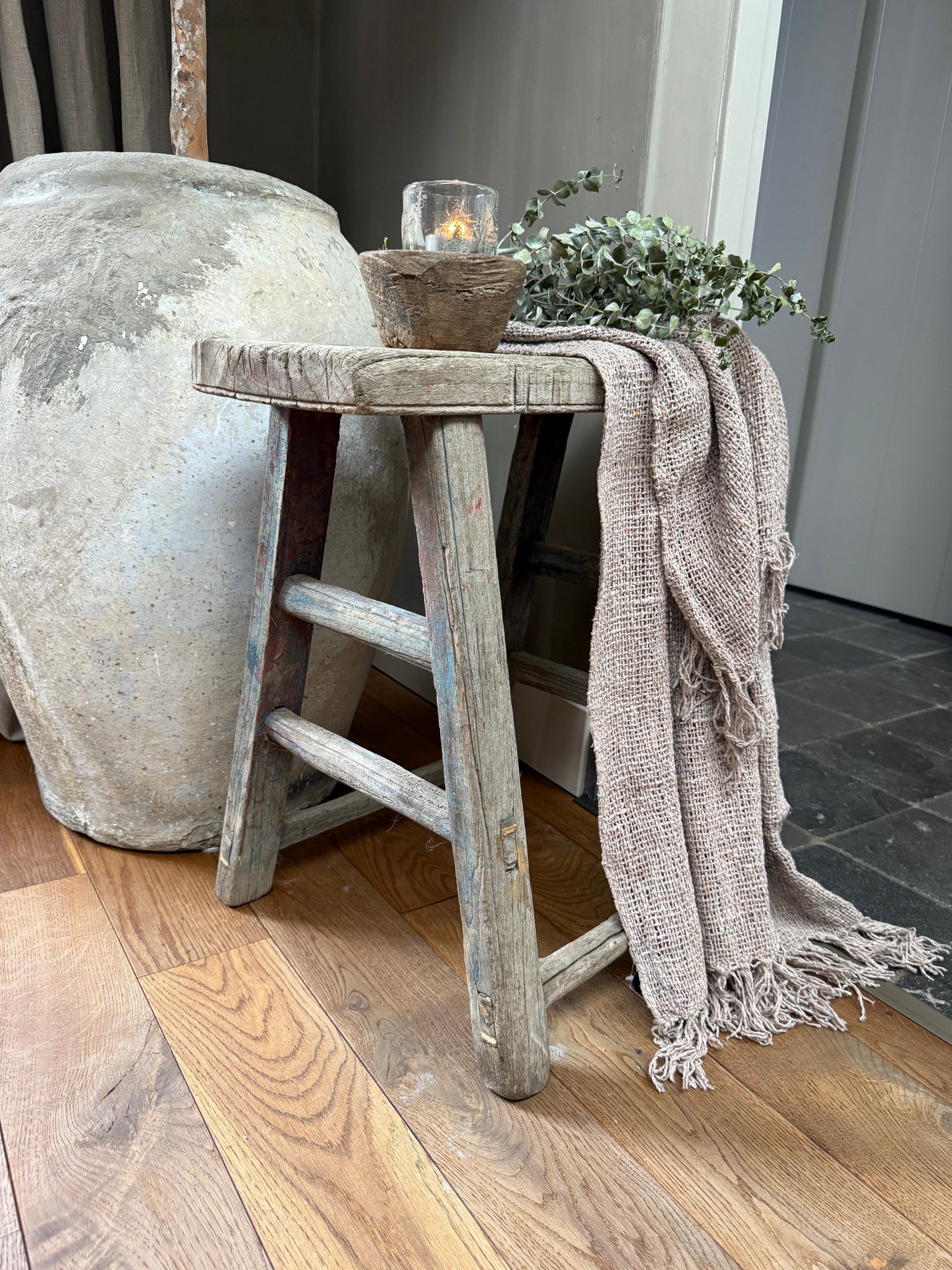 Old wooden stool, Chinese chair