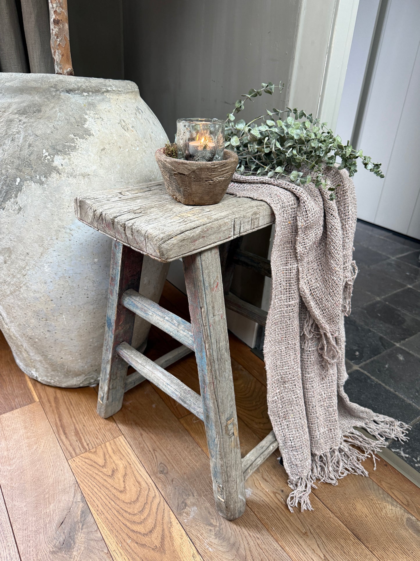 Old wooden stool, Chinese chair