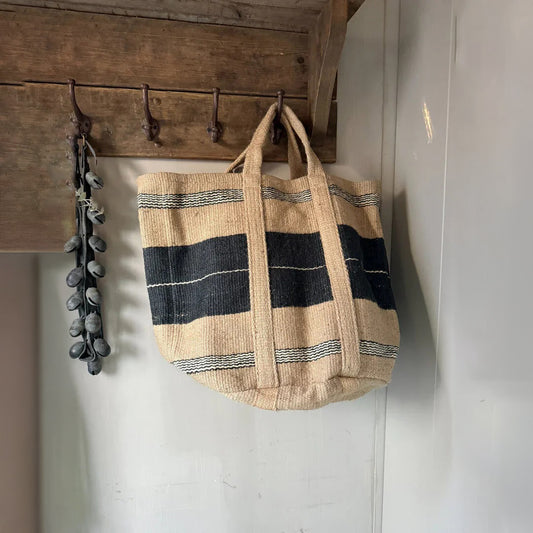 Jute bag black