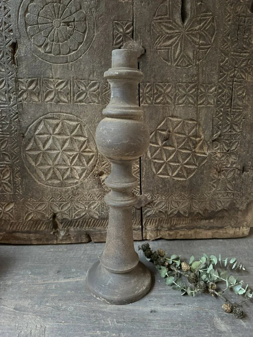 Kandelaar oud hout 43 - My Sober Home