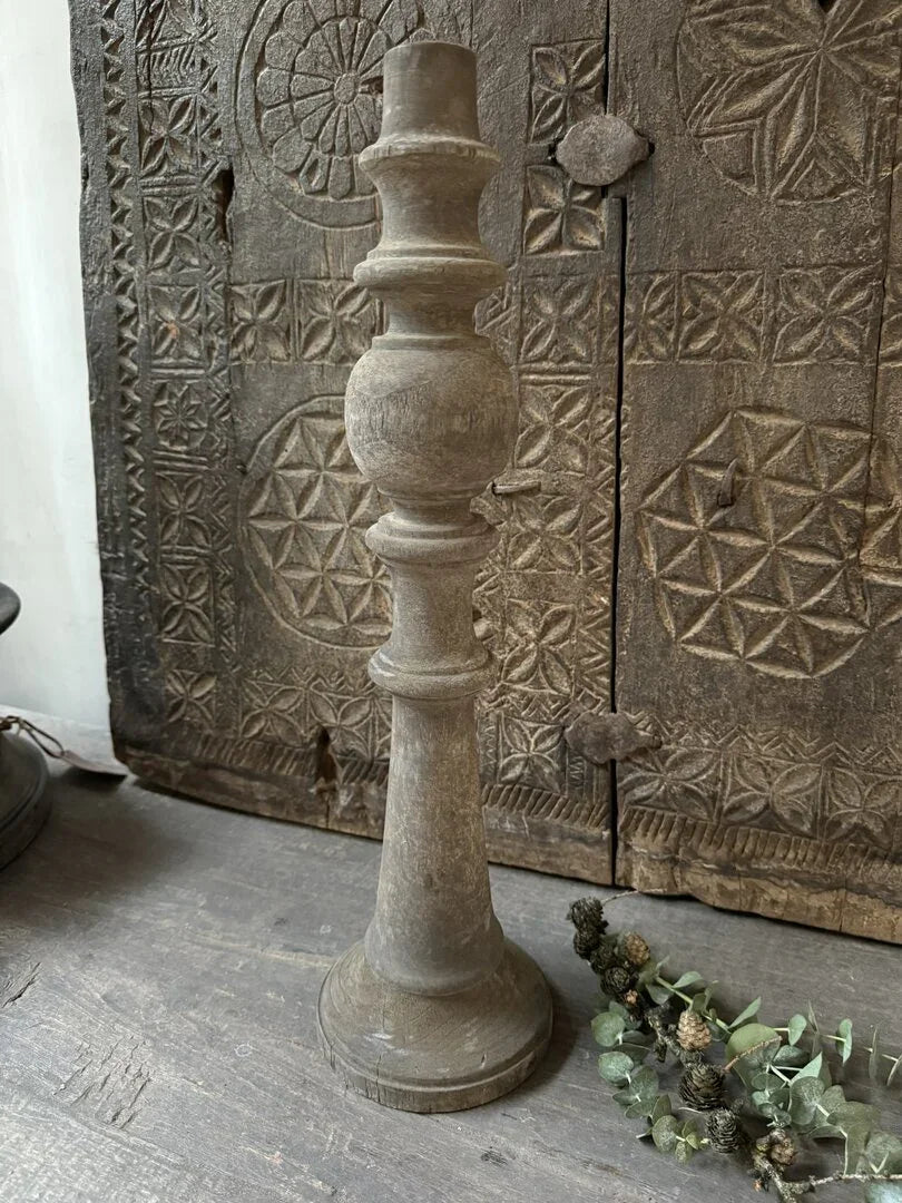 Kandelaar oud hout 43 - My Sober Home