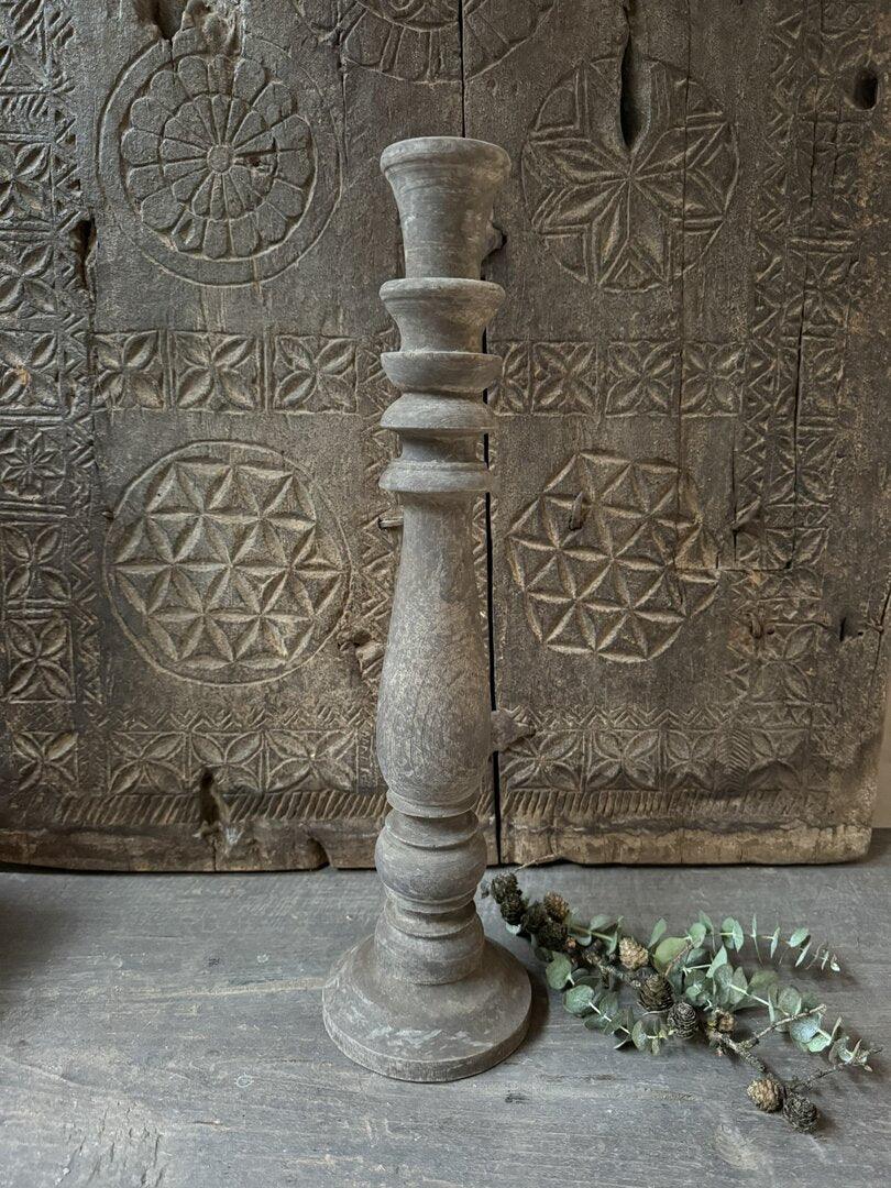 Kandelaar oud hout 50 - My Sober Home