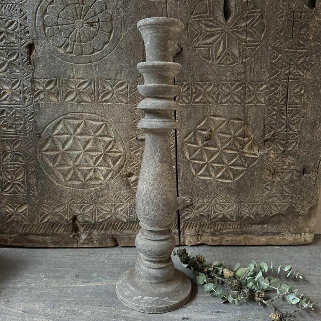 Kerzenständer aus altem Holz, 50