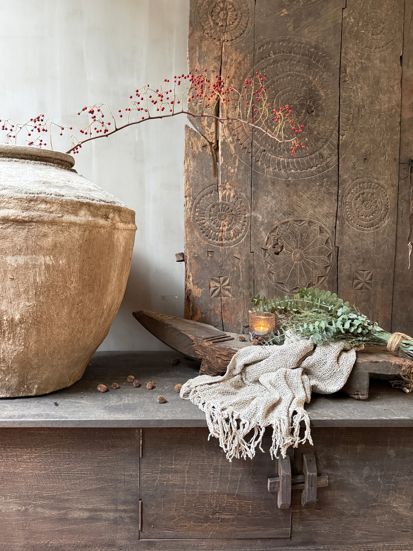 Antieke kokosraspbank - My Sober Home