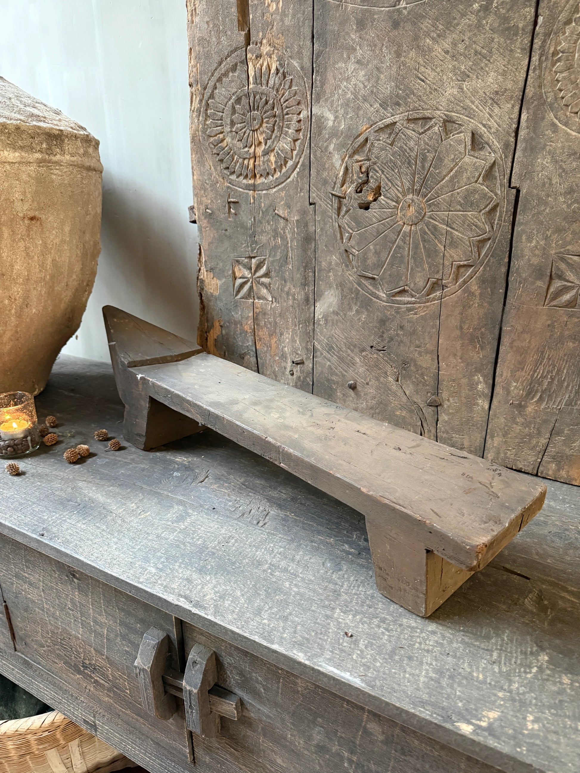 Antieke kokosraspbank - My Sober Home