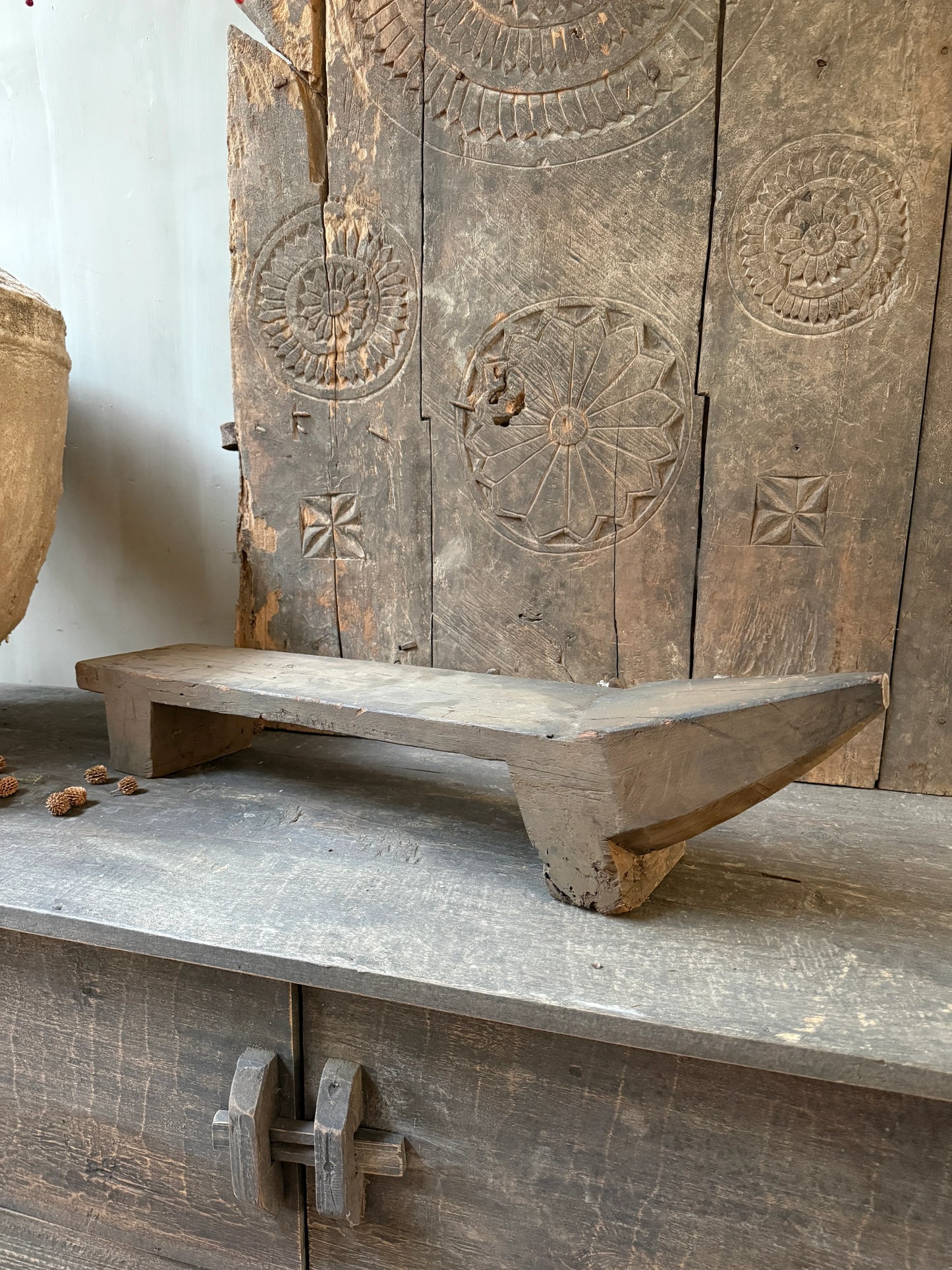 Antieke kokosraspbank - My Sober Home