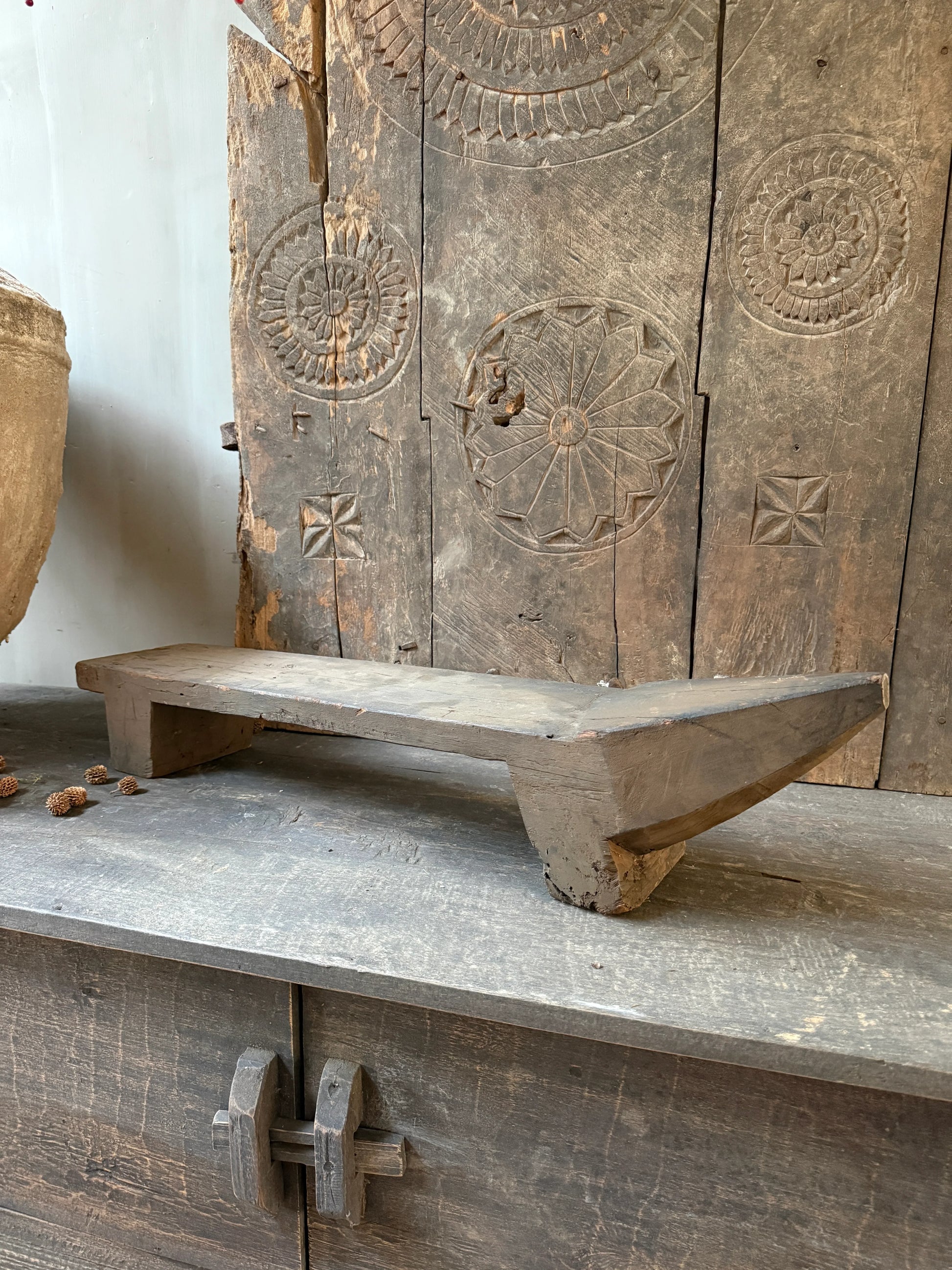 Antieke kokosraspbank - My Sober Home