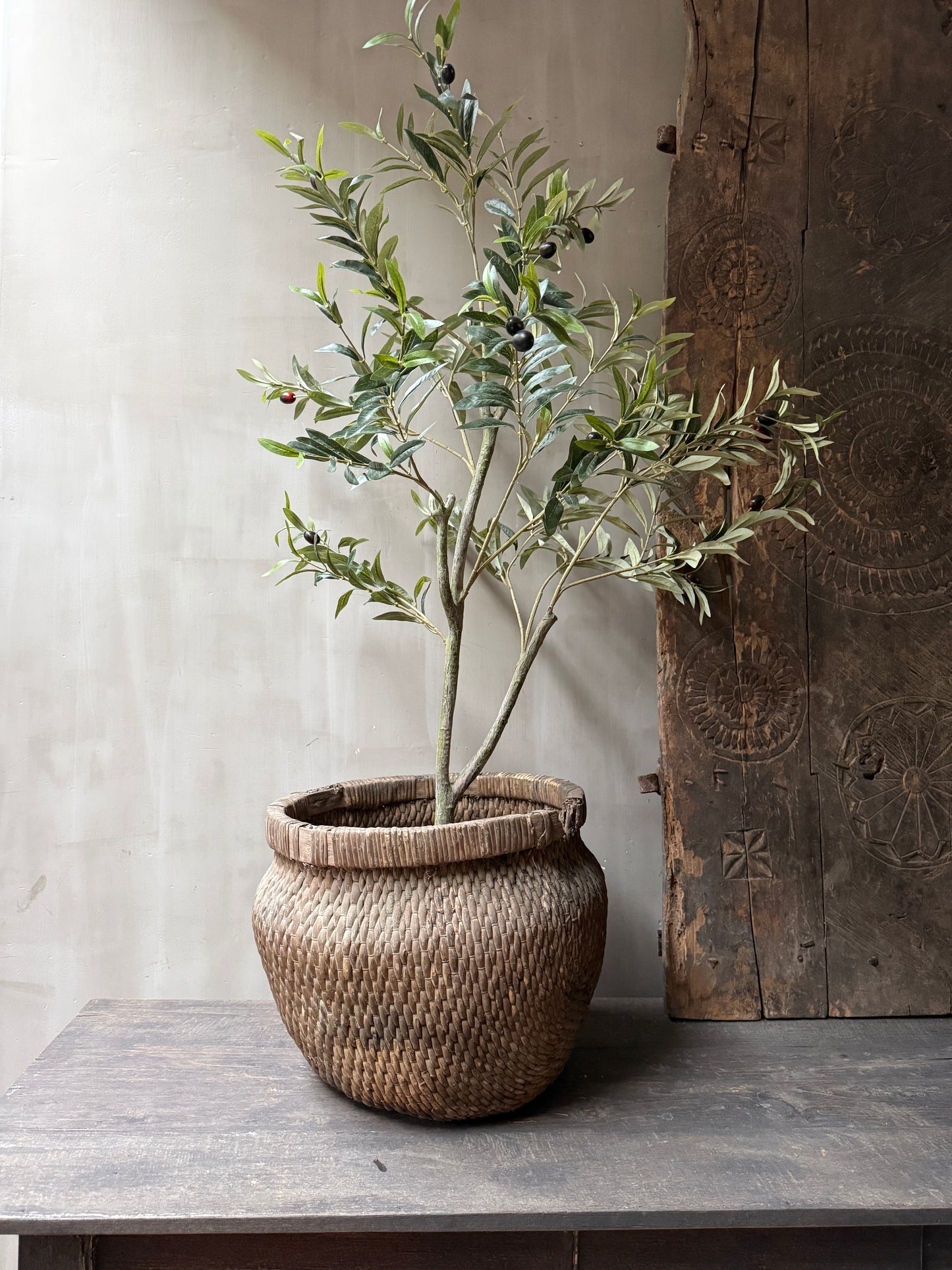 Originaler chinesischer Weidenkorb