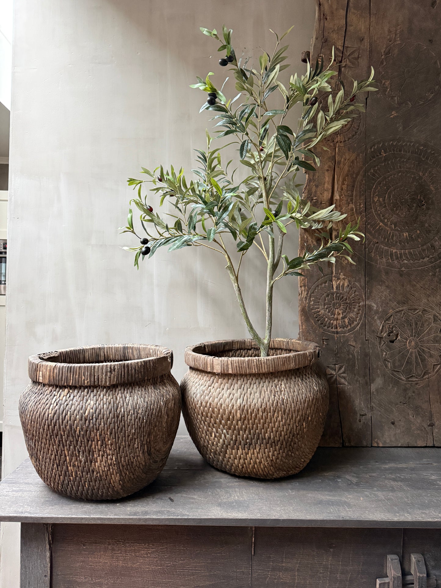 Originaler chinesischer Weidenkorb