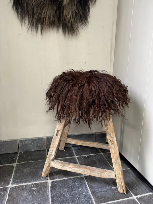 Kruk vachtje bruin - My Sober Home