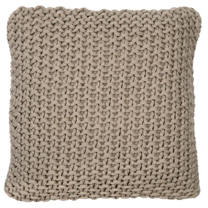 Silt kussen Bilbao Beige van 100% katoen 50 × 50 cm