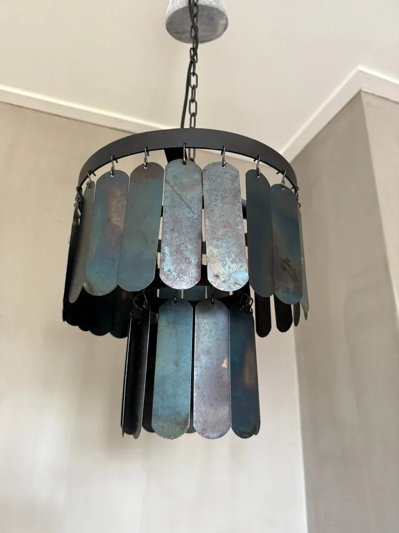 Hanglamp metalen schijven Amber S - My Sober Home