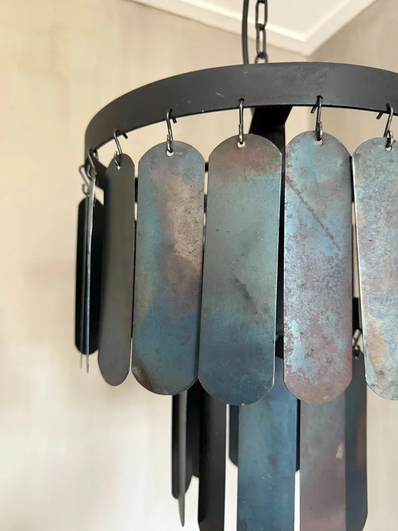 Hanglamp metalen schijven Amber S - My Sober Home