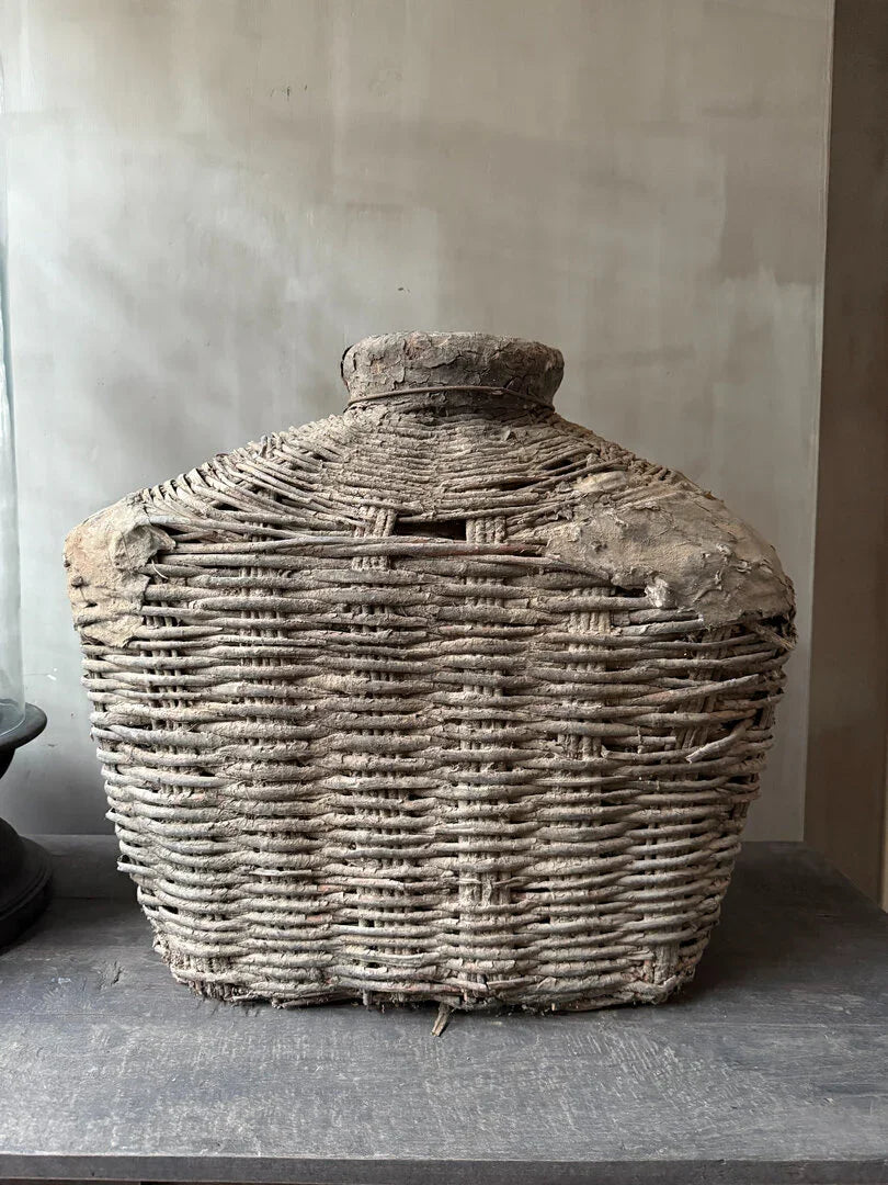 Authentieke handgemaakte leemmand XL voor een sober landelijk interieur, My Sober Home