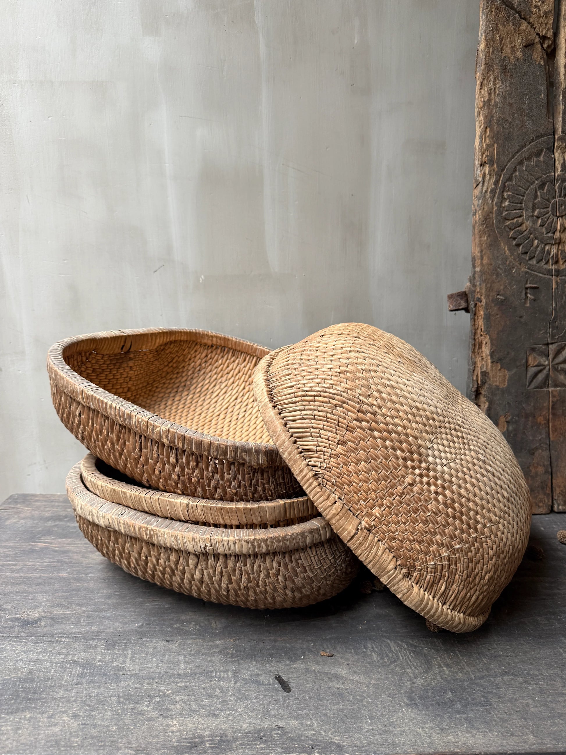 Oosterse rijst mand vierkant - My Sober Home