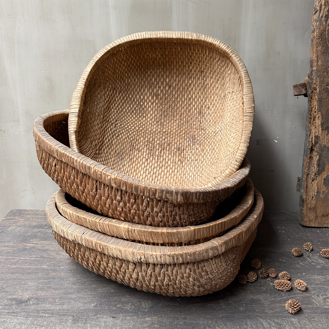 Orientalischer Reiskorb-Quadrat