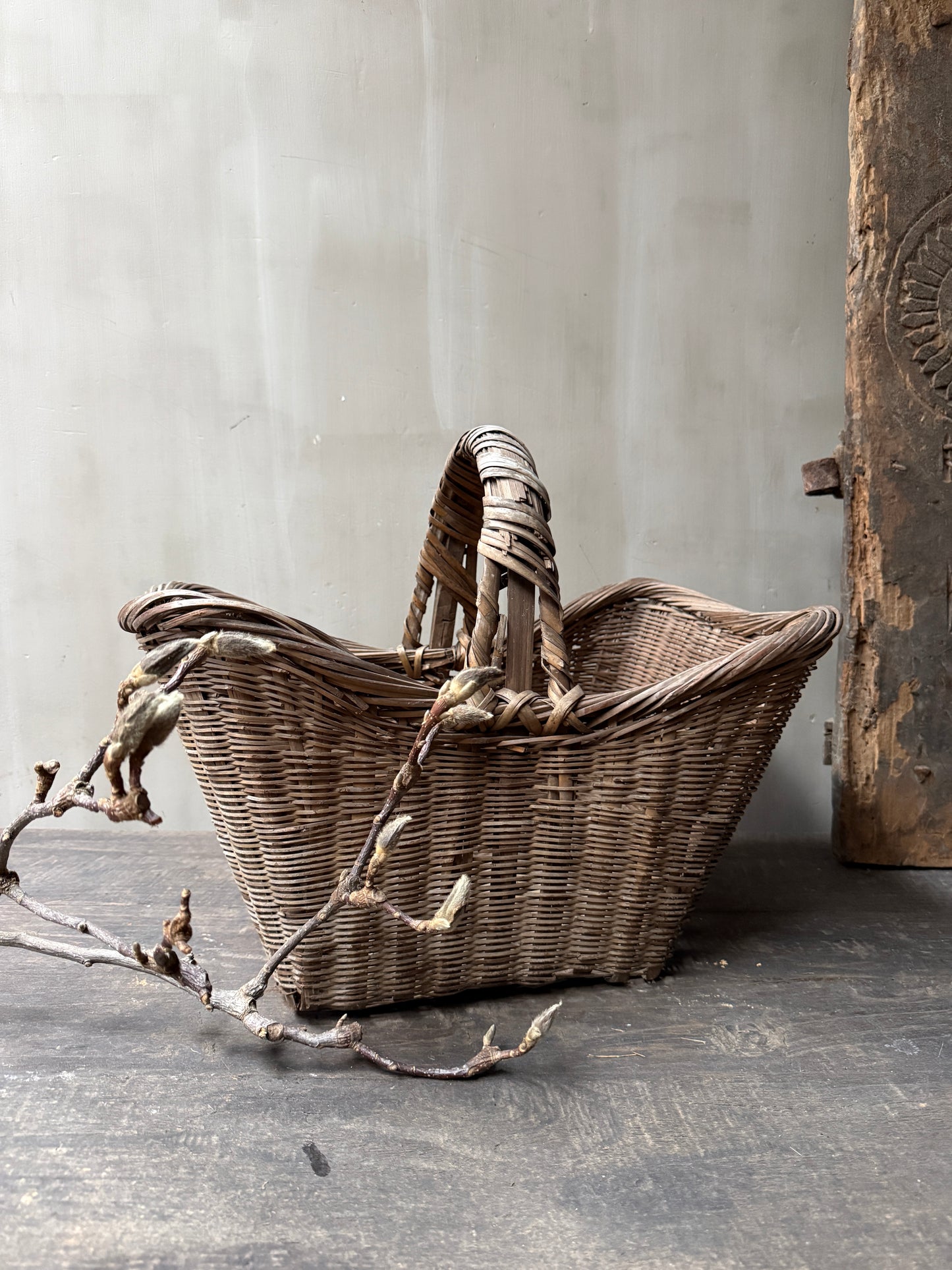 Chinees plukmandje met hengsel