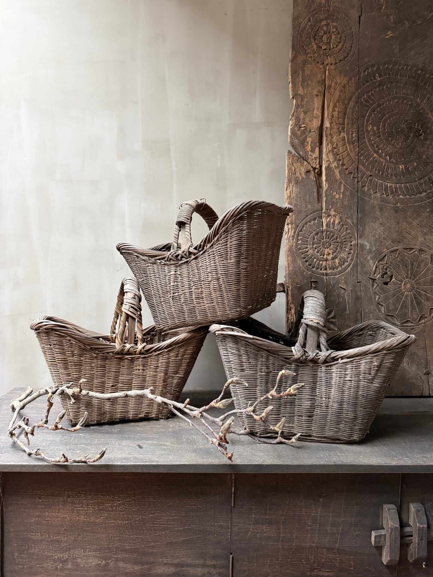 Chinees plukmandje met hengsel