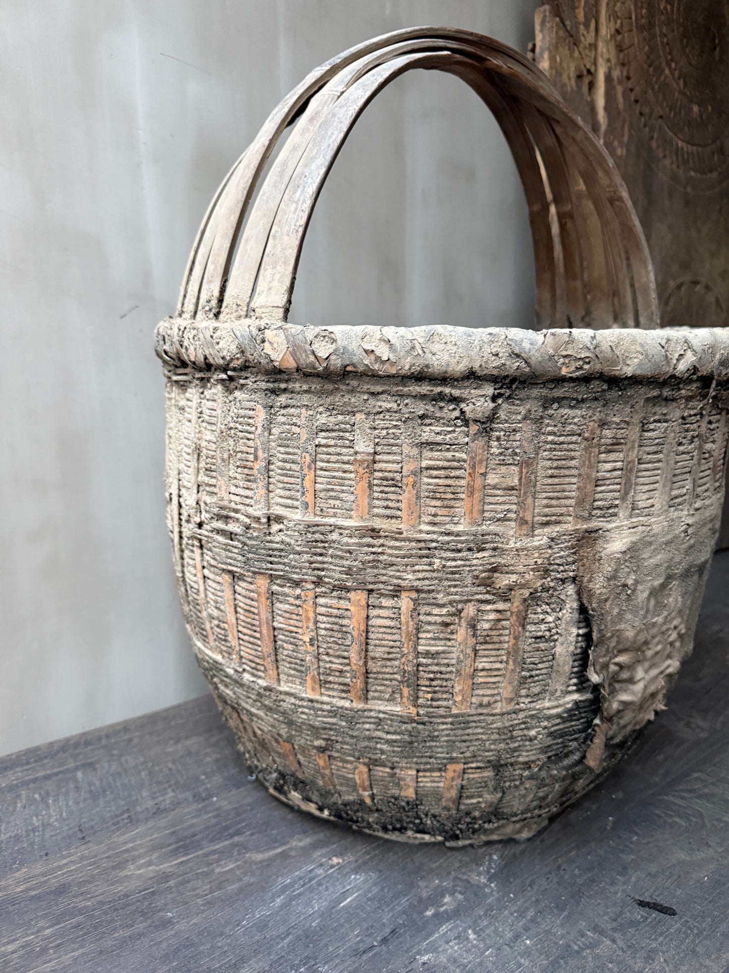 Chinese rijstmand met hengsel