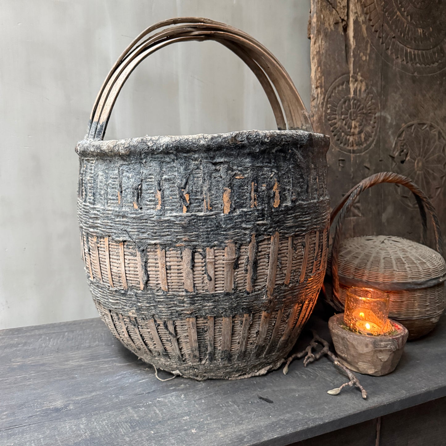 Chinese rijstmand met hengsel