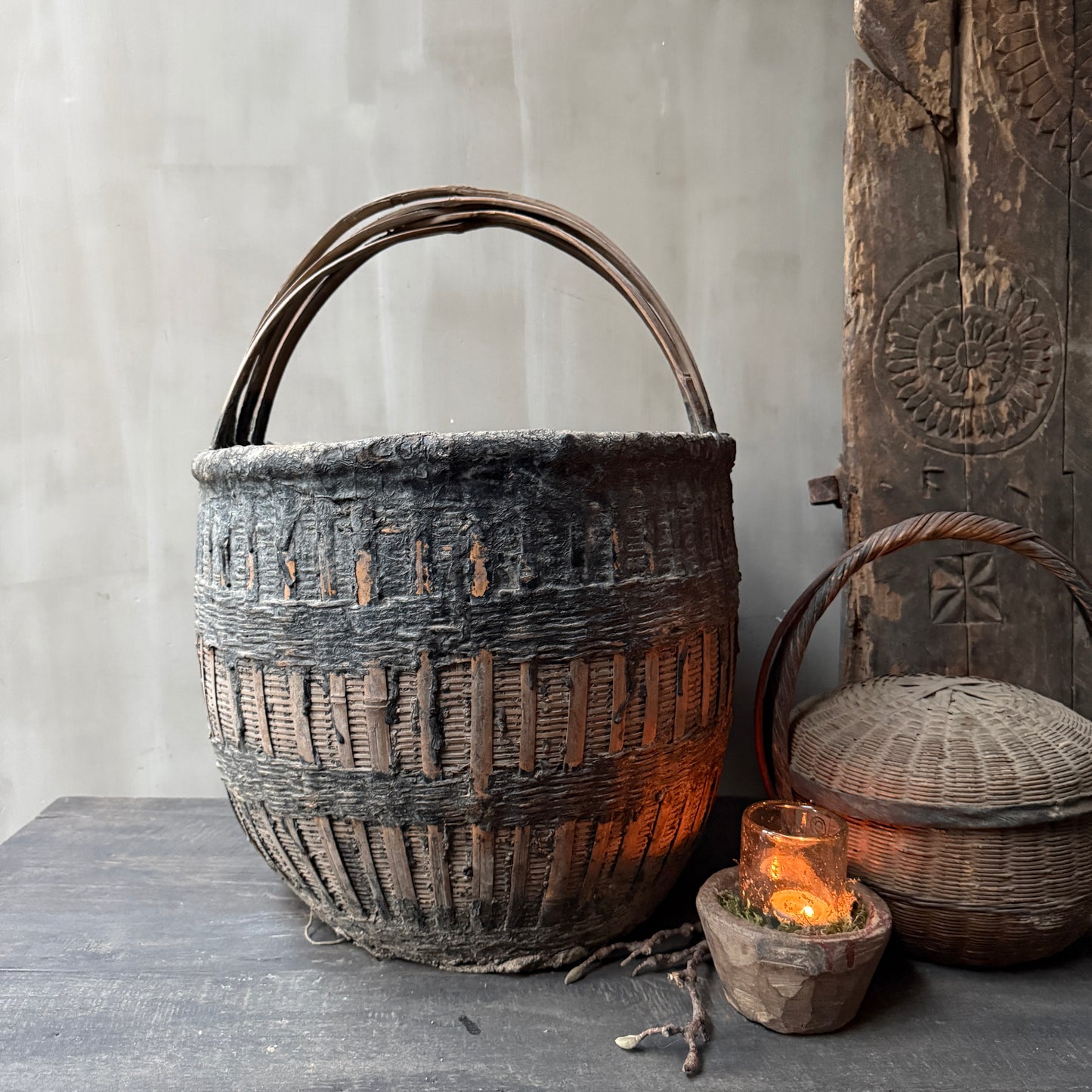 Chinese rijstmand met hengsel