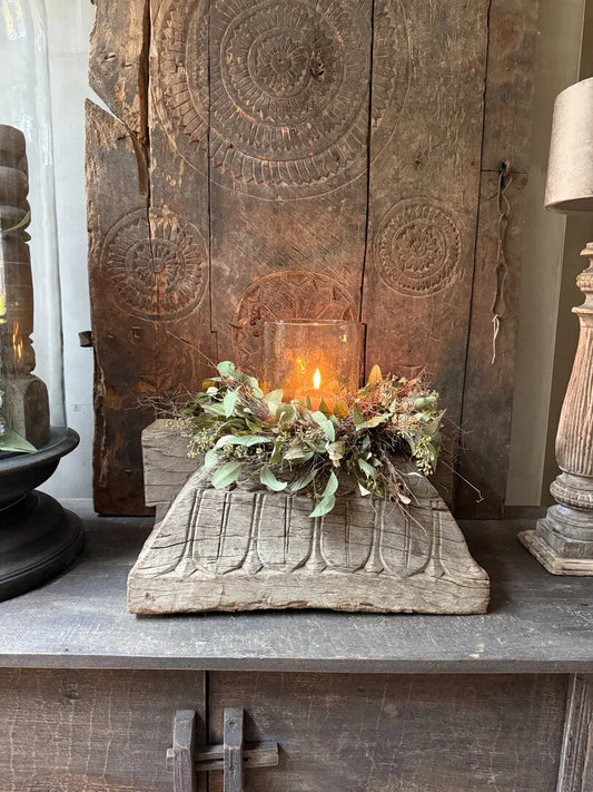 Poer ornament kandelaar rechthoek - My Sober Home