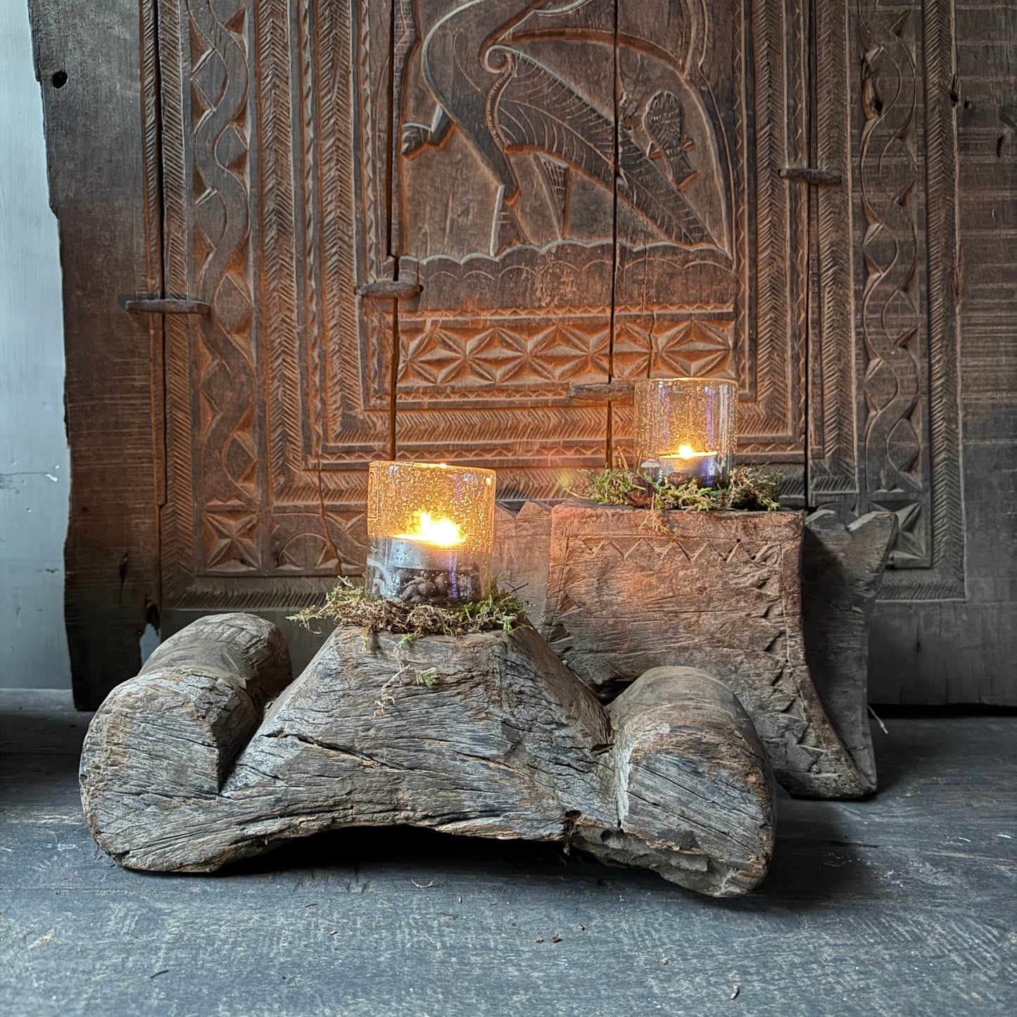 Poer ornament candlestick